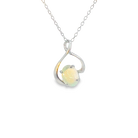 Sterling Silver loop 8x6mm Light Opal pendant - Masterpiece Jewellery Opal & Gems Sydney Australia | Online Shop