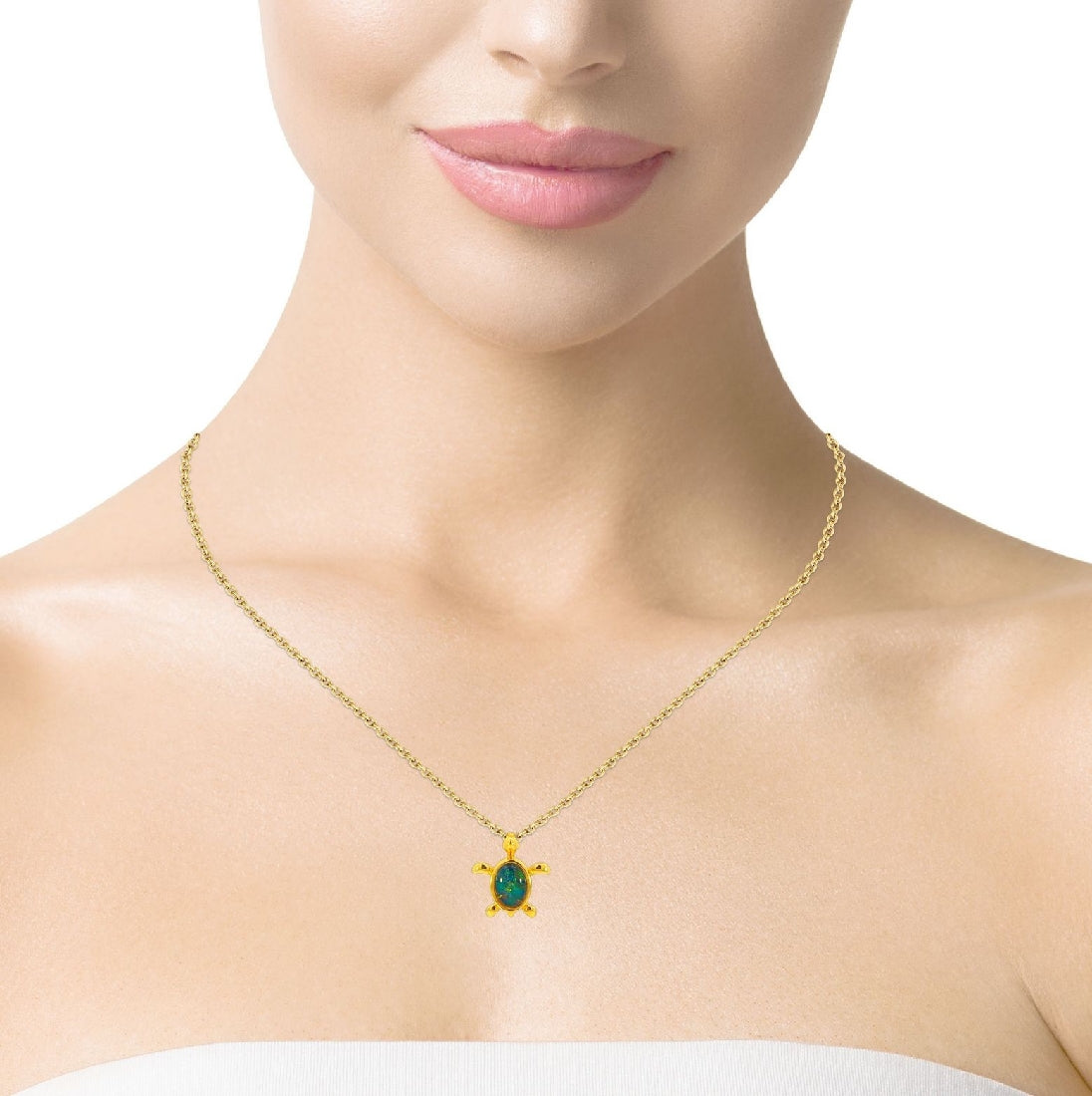 Turtle deals birthstone necklace