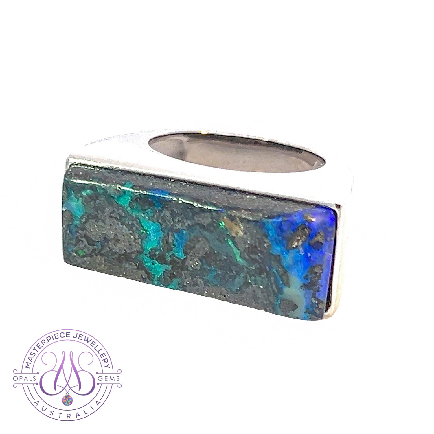 Beautiful sterling silver shops Boulder opal p