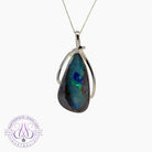 Sterling Silver Boulder Opal 35.86ct pendant - Masterpiece Jewellery Opal & Gems Sydney Australia | Online Shop