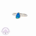 Sterling Silver Freeform Opal doublet 8.1x6mm - Masterpiece Jewellery Opal & Gems Sydney Australia | Online Shop