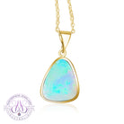 18kt Yellow Gold Light Opal 4.05ct pendant - Masterpiece Jewellery Opal & Gems Sydney Australia | Online Shop