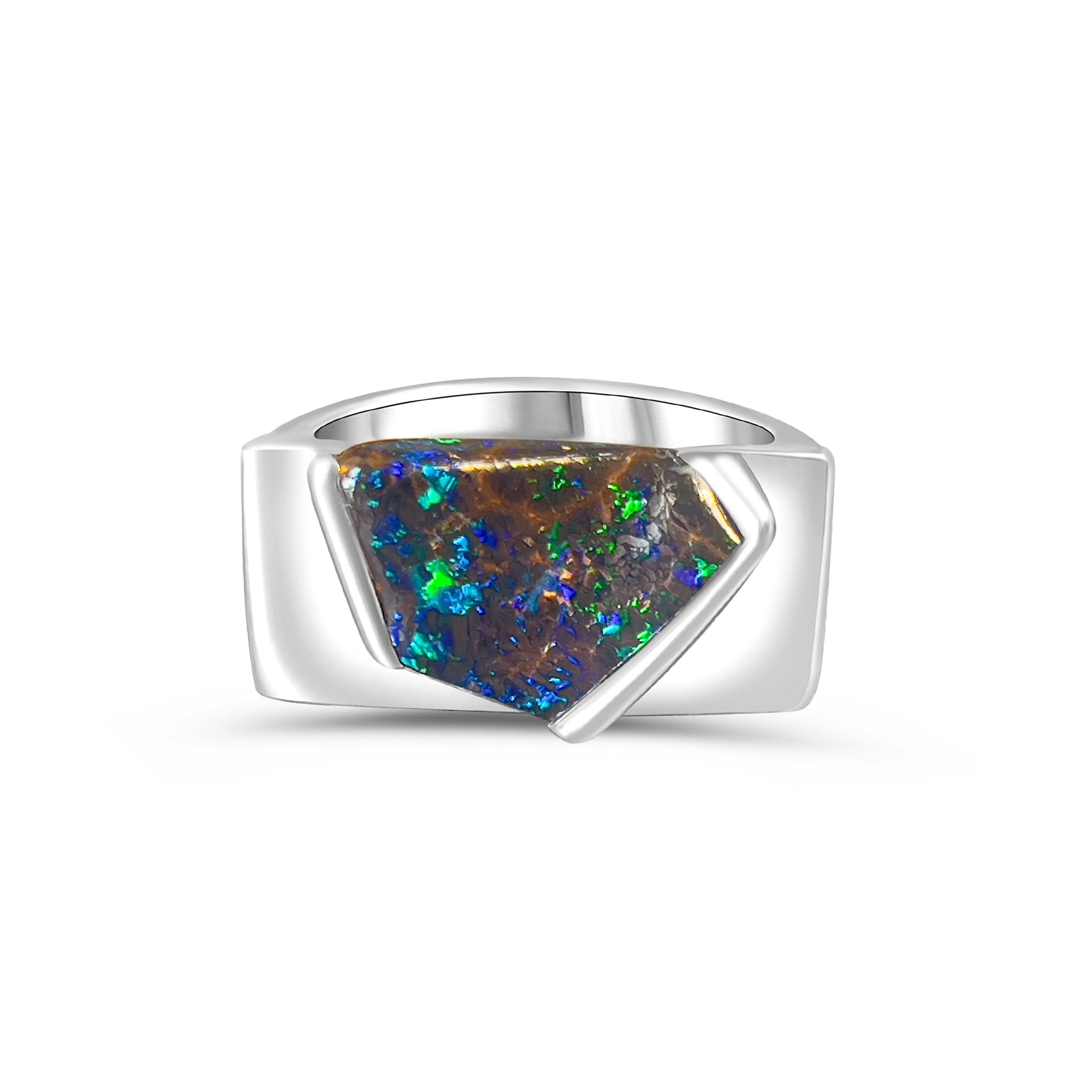 Mens opal deals rings for sale