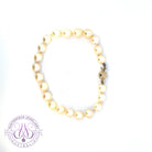 Akoya Pearl 6.5-7mm bracelet with gold clasp