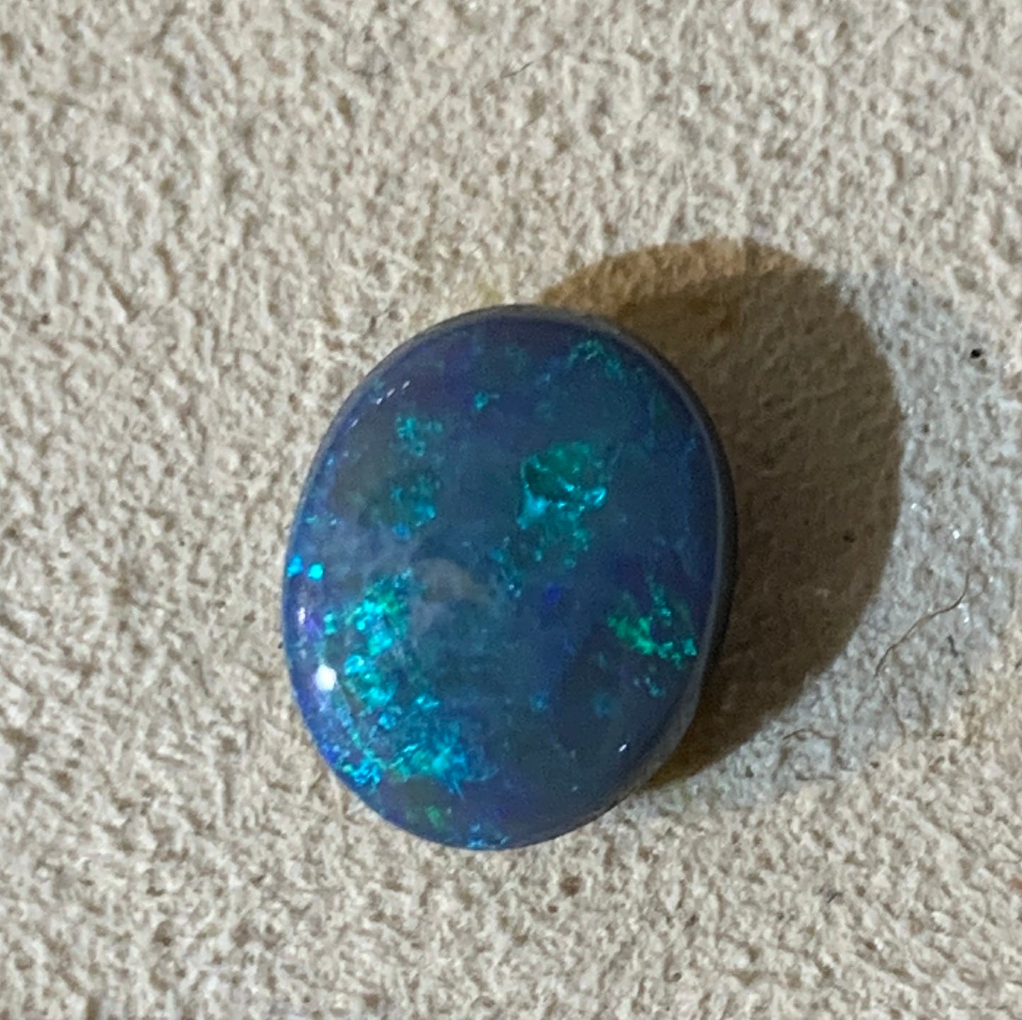 Black Opal 1.27ct Oval