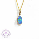 14kt Yellow Gold Opal doublet 1.9ct pendant