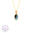 Gold Plated Sterling Silver Boulder Opal pendant