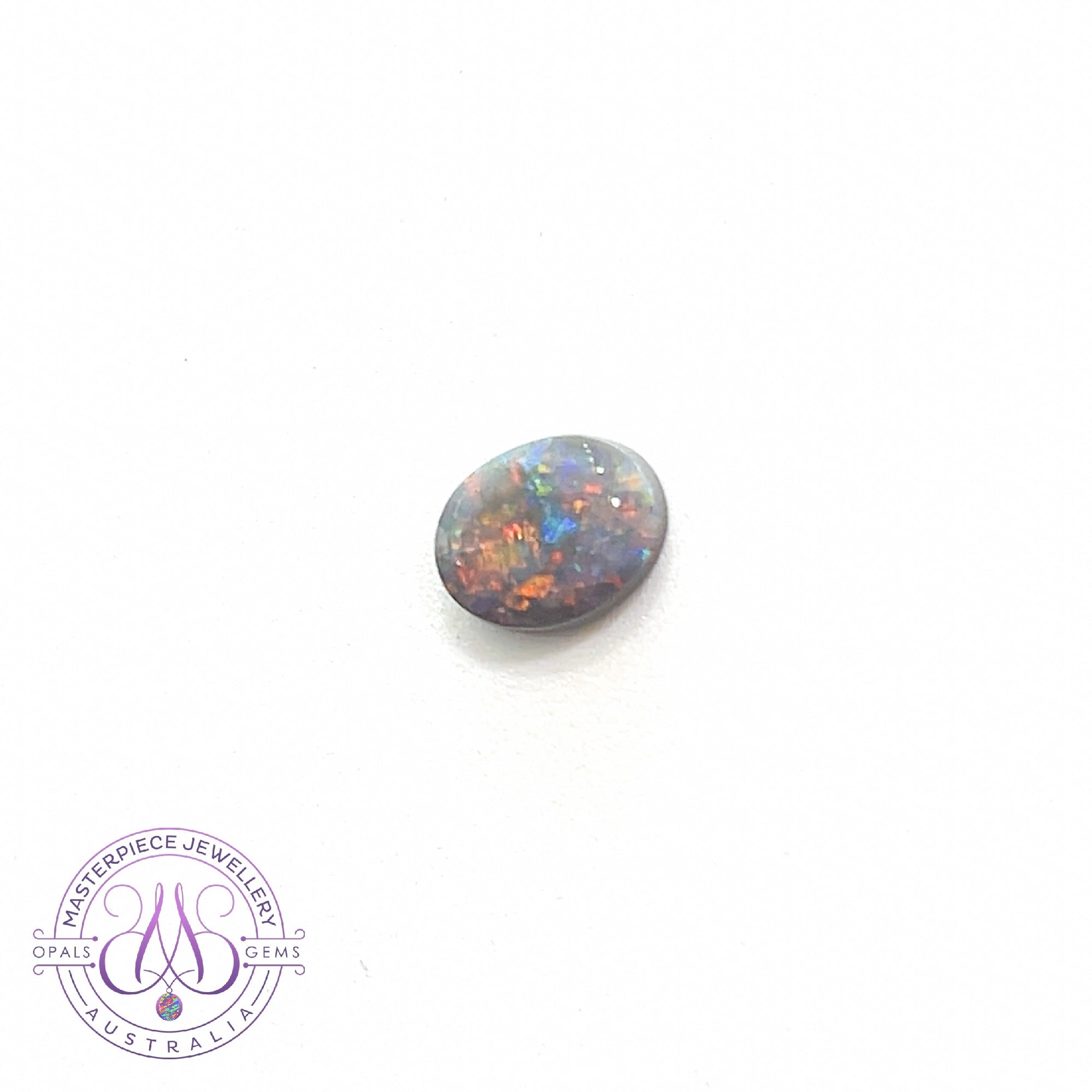 Oval Black Opal 1.62ct 