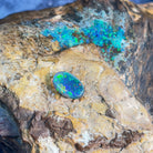 Black Opal 3.35ct Oval - Masterpiece Jewellery Opal & Gems Sydney Australia | Online Shop