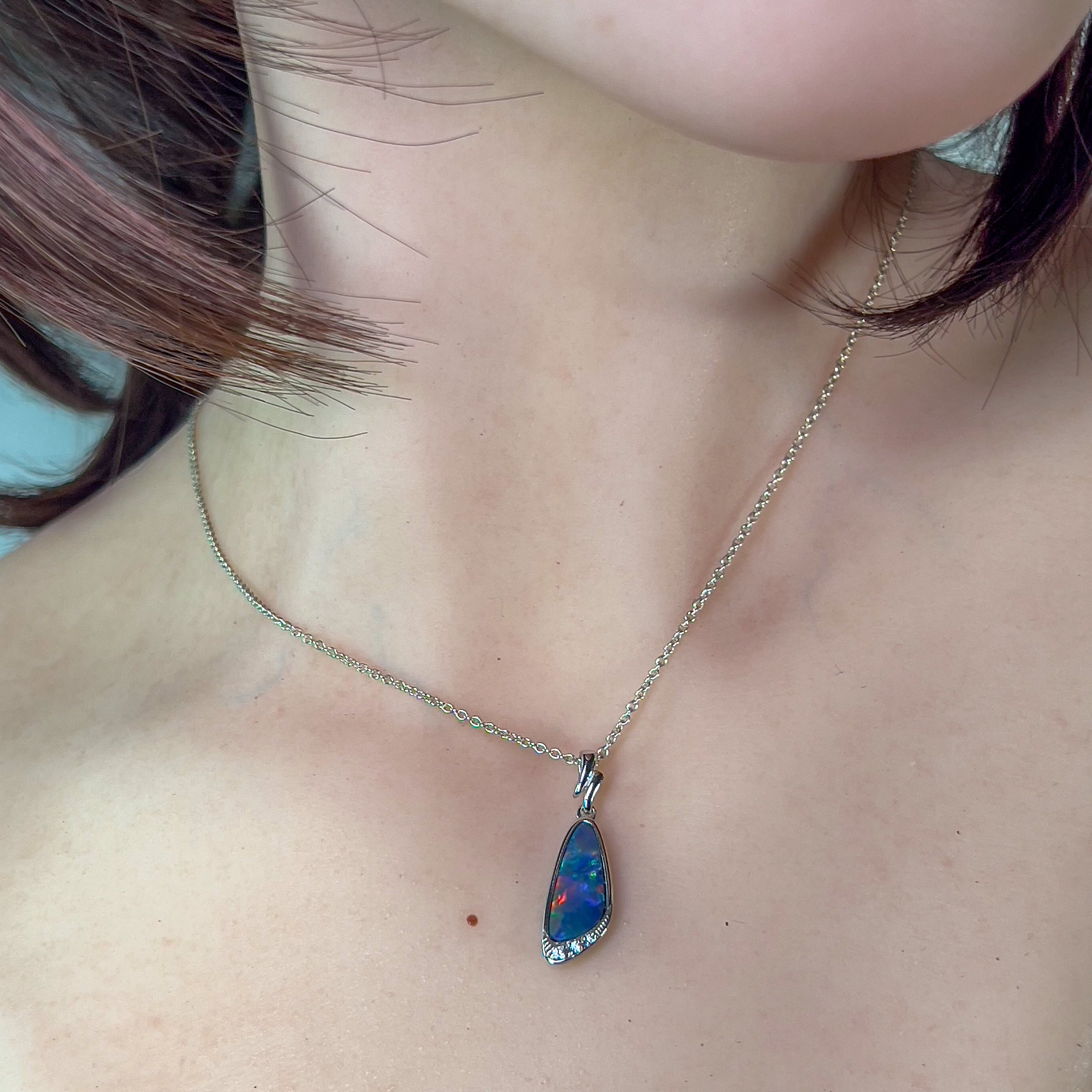 Opal/CZ discount Pendant