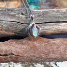 Sterling Silver Boulder Opal pendant heart shape - Masterpiece Jewellery Opal & Gems Sydney Australia | Online Shop