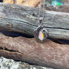 Sterling Silver Boulder Opal pendant heart shape - Masterpiece Jewellery Opal & Gems Sydney Australia | Online Shop