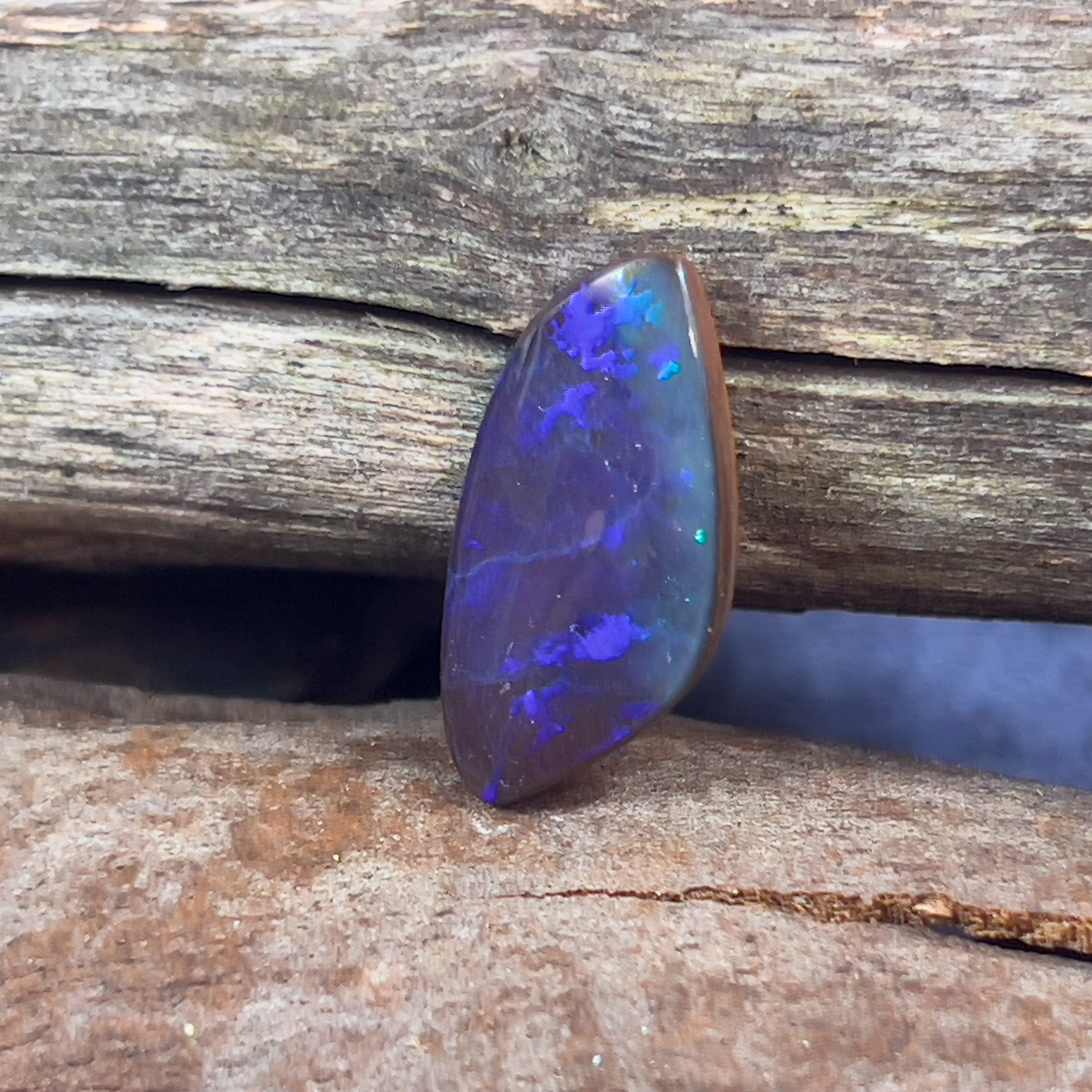 Blue Boulder Opal 7.89ct - Masterpiece Jewellery Opal & Gems Sydney Australia | Online Shop