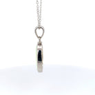 Sterling Silver Light Opal classic bezel pendant 17x12.5mm - Masterpiece Jewellery Opal & Gems Sydney Australia | Online Shop