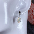 Sterling silver drop Marquise White Opals earrings - Masterpiece Jewellery Opal & Gems Sydney Australia | Online Shop