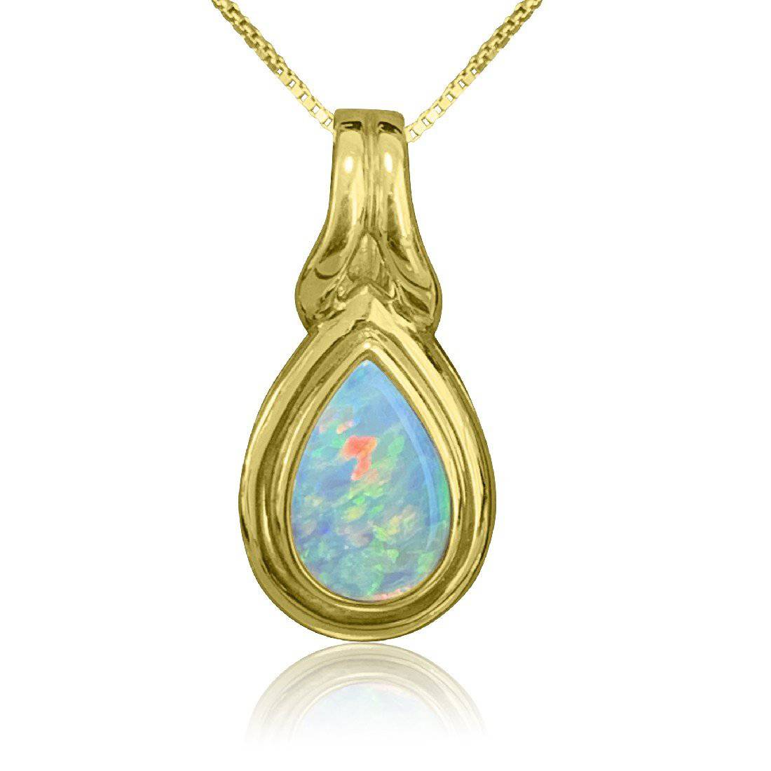 18kt Yellow Gold Opal enhancer - Masterpiece Jewellery Opal & Gems Sydney Australia | Online Shop