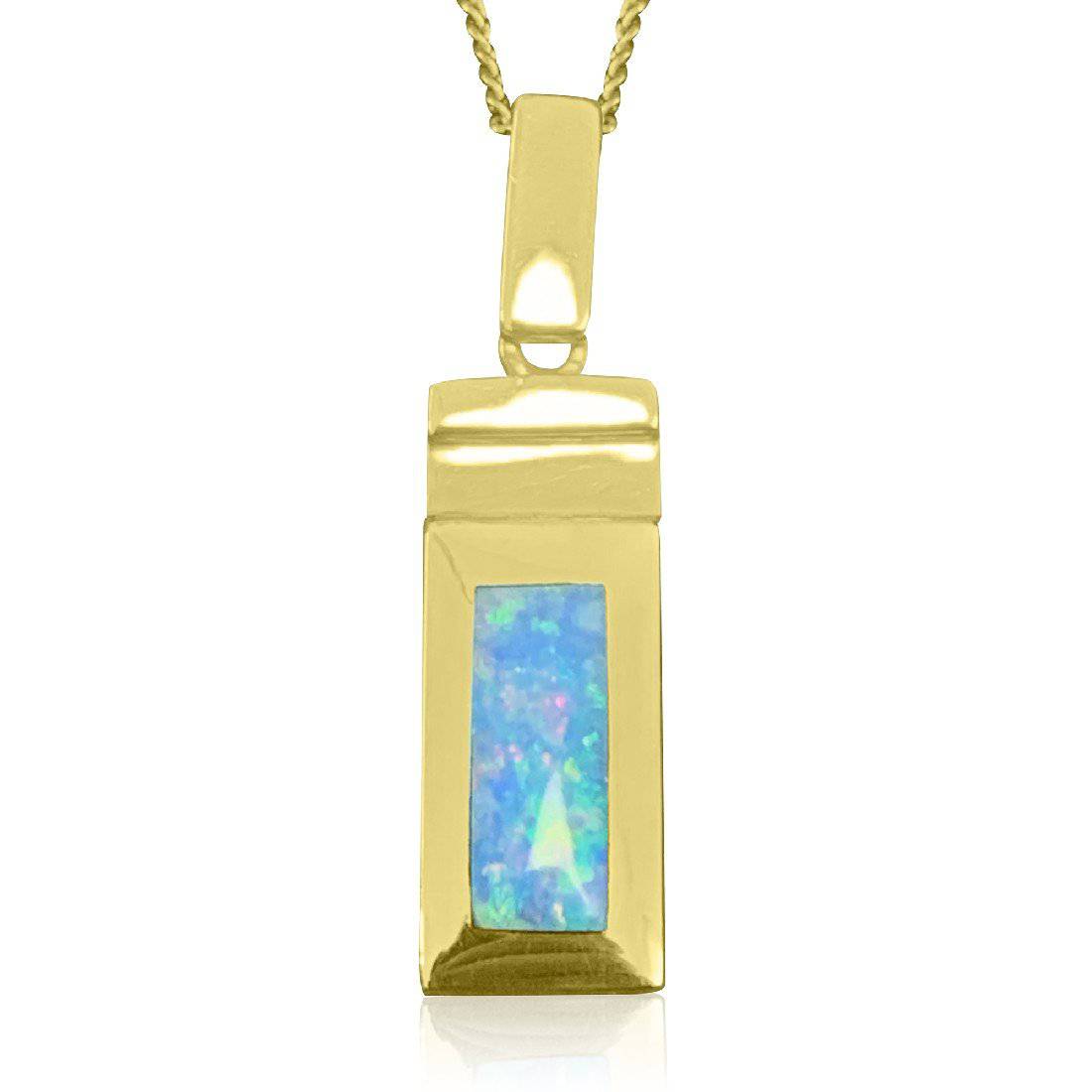 18kt Yellow Gold Opal pendant - Masterpiece Jewellery Opal & Gems Sydney Australia | Online Shop