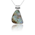 Sterling Silver Boulder Opal pendant - Masterpiece Jewellery Opal & Gems Sydney Australia | Online Shop