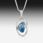 Sterling Silver Opal pendant - Masterpiece Jewellery Opal & Gems Sydney Australia | Online Shop