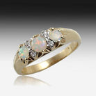 9kt Yellow Gold Opal ring - Masterpiece Jewellery Opal & Gems Sydney Australia | Online Shop