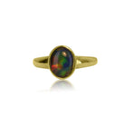 9kt Yellow Gold Triplet Opal ring - Masterpiece Jewellery Opal & Gems Sydney Australia | Online Shop