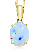 9kt Yellow Gold Opal pendant - Masterpiece Jewellery Opal & Gems Sydney Australia | Online Shop