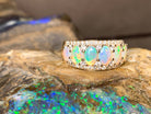 14kt Yellow Gold 3 row eternity ring - Masterpiece Jewellery Opal & Gems Sydney Australia | Online Shop