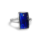 Sterling Silver Boulder Opal ring - Masterpiece Jewellery Opal & Gems Sydney Australia | Online Shop